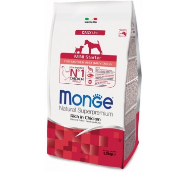 Monge Dog Mini Starter корм для щенков мелких пород 1,5 кг